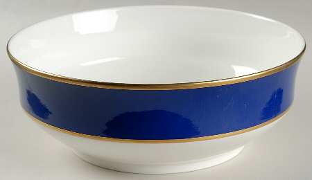 Cobalt Blue 9" Round Vegetable Bowl