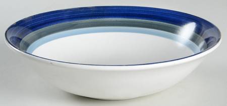 Cobalt Blue 9" Round Vegetable Bowl by Mikasa