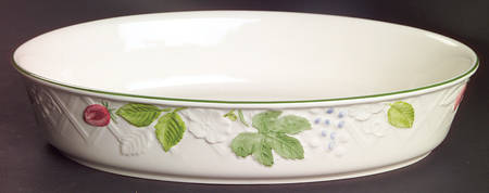 Country Berries 12'' Oval Baker