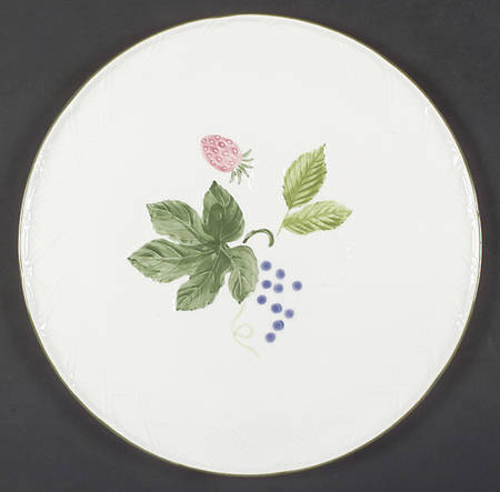 Country Berries Cake Plate