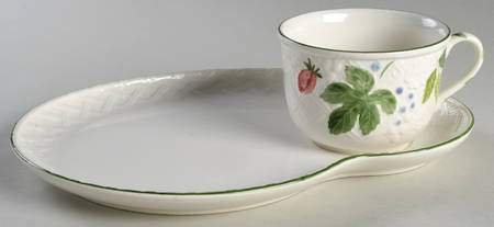 Country Berries Snack Plate & Cup Set