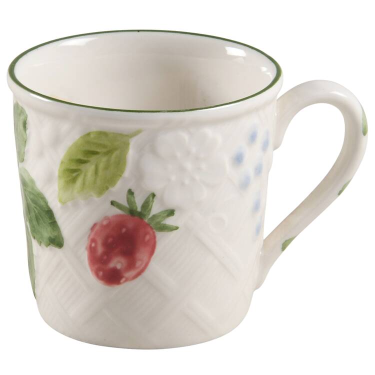 Country Berries Flat Demitasse Cup