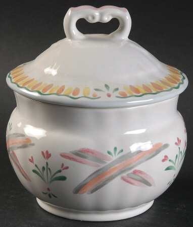 Country Bloom Sugar Bowl & Lid