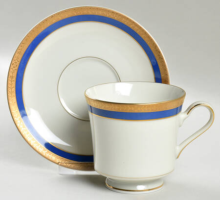 Colony Blue Footed Cup & Saucer Set