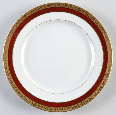 Colony Burgundy Salad Plate