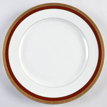 Colony Burgundy Dinner Plate