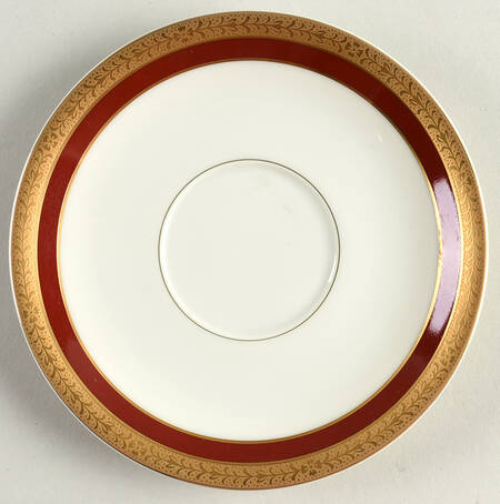 Colony Burgundy Saucer