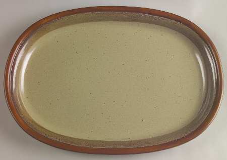 Country Cabin 15" Oval Serving Platter
