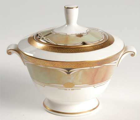 Coronation Celadon Sugar Bowl & Lid