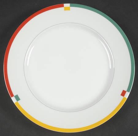 Color Chart Salad Plate
