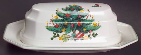 Continental Christmas 1/4 Lb Covered Butter