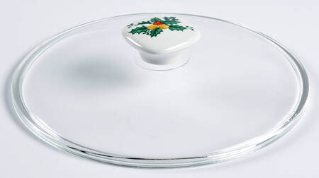 Continental Christmas Lid for 2 Qt Round Covered Casserole