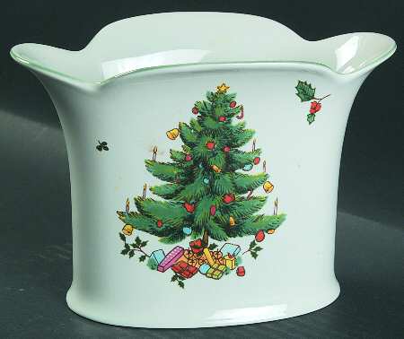 Continental Christmas 5" Vase
