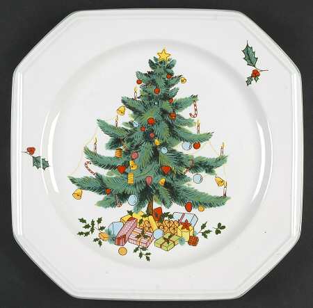 Continental Christmas 12" Chop Plate (Round Platter)