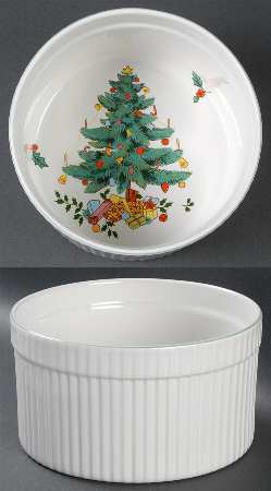 Continental Christmas 7" Souffle by Mikasa