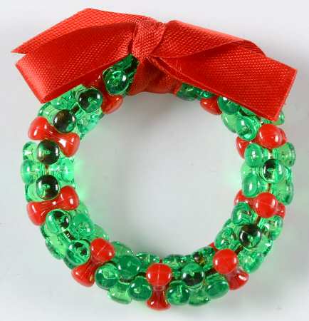 Continental Christmas Plastic Napkin Ring