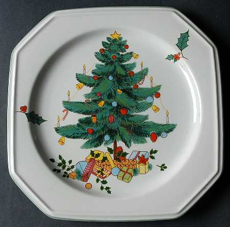 Continental Christmas Salad Plate