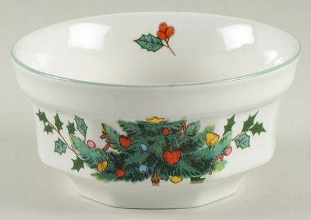 Continental Christmas Fruit/Dessert (Sauce) Bowl