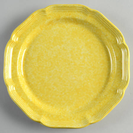 Country Charm Yellow Dinner Plate