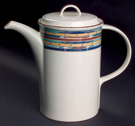 Color Circuit Coffee Pot & Lid