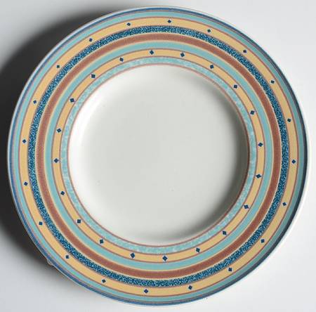 Color Circuit Bread & Butter Plate