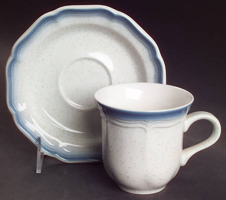 Country Club Flat Cup & Saucer Set by Mikasa