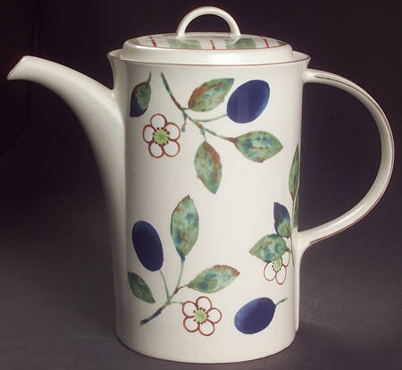 Country Cottage Coffee Pot & Lid