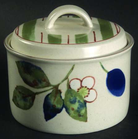 Country Cottage Sugar Bowl & Lid