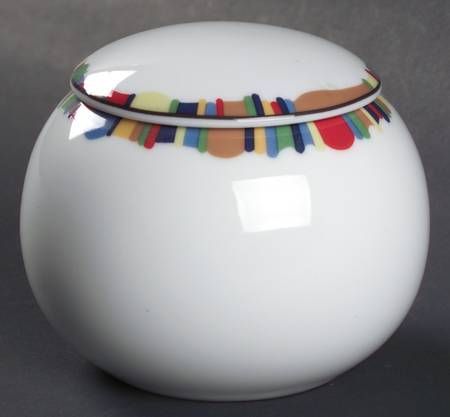 Color Crest Sugar Bowl & Lid