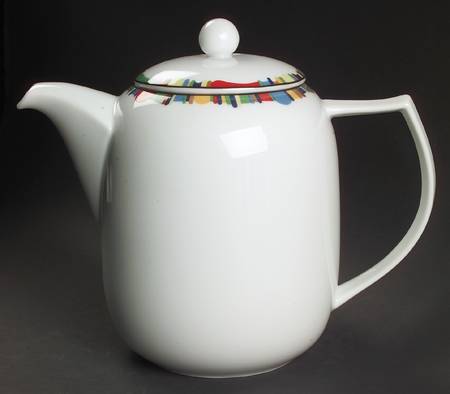 Color Crest Coffee Pot & Lid