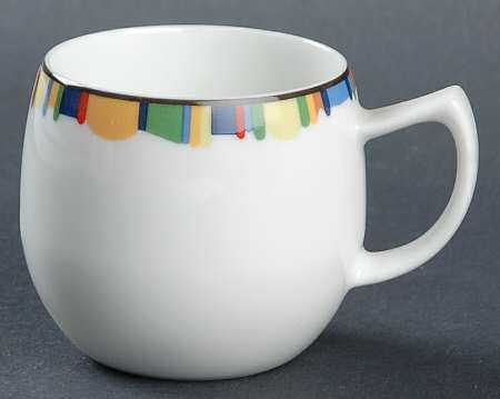 Color Crest Flat Demitasse Cup