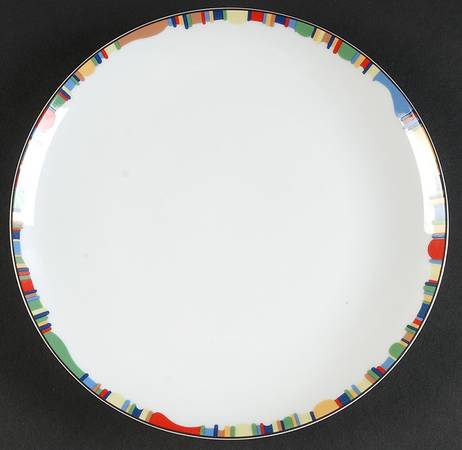 Color Crest Salad Plate