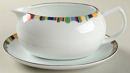 Color Crest Gravy Boat & Underplate