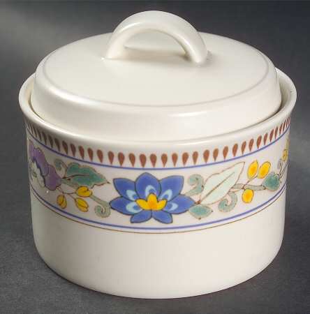 Costa Del Sol Sugar Bowl & Lid