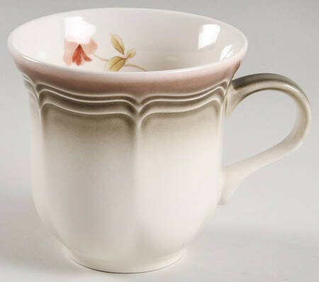 Country Estate Brown Green Flat Cup