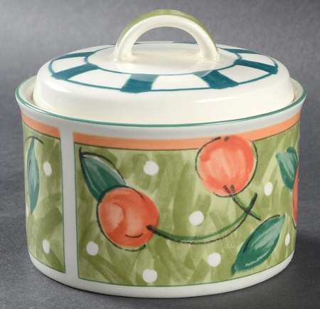 Country Fair Sugar Bowl & Lid