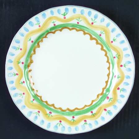 Country Flair Salad Plate