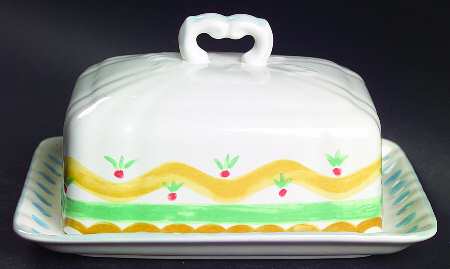 Country Flair Square Covered Butter by Mikasa