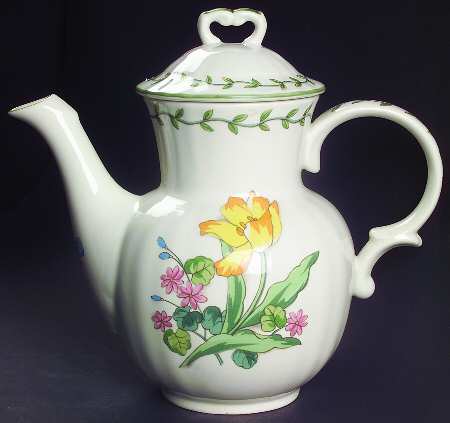 Country Fleur Coffee Pot & Lid by Mikasa