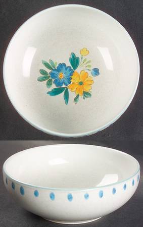 Country Flowers Fruit/Dessert (Sauce) Bowl