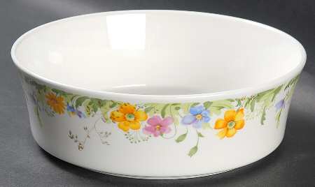 Country Garden 8" Round Vegetable Bowl