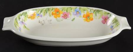 Country Garden Butter Tray