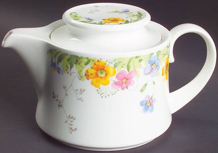 Country Garden Teapot & Lid