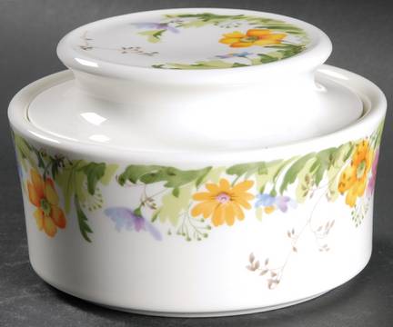 Country Garden Sugar Bowl & Lid