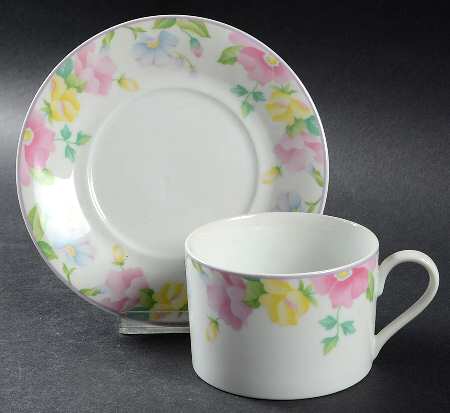 Convent Garden Flat Cup & Saucer Set
