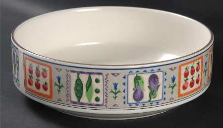 Country Gallery 8" Round Vegetable Bowl
