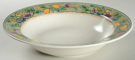 Courtship Garden 10" Round Vegetable Bowl