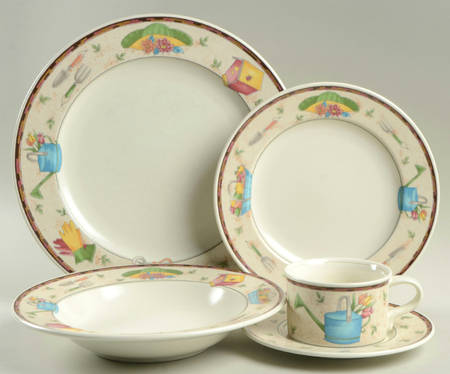 Country Garden 5 Piece Place Setting