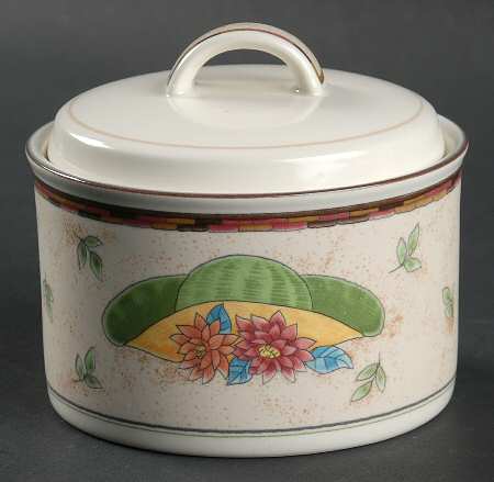 Country Garden Sugar Bowl & Lid
