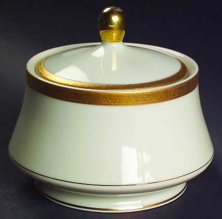 Colony Gold Sugar Bowl & Lid